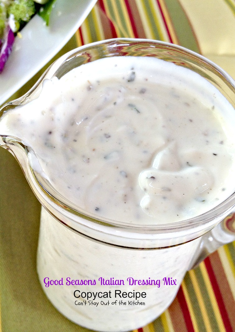 Good Seasons Italian Dressing Mix Copycat Recipe | Can't Stay Out of the Kitchen | this healthier version eliminates the sugar by using xylitol. Quick and easy #saladdressing. #copycatrecipe